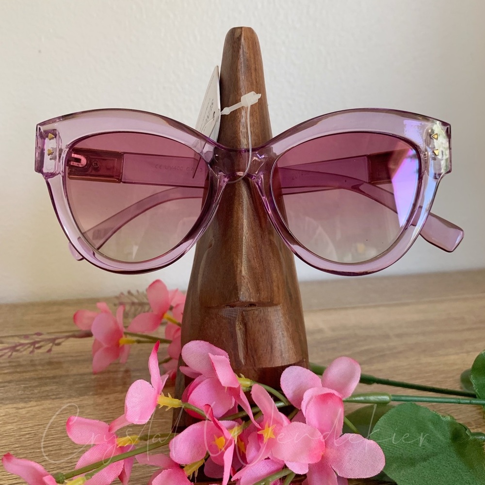 Purple Cat Eye Sunglasses